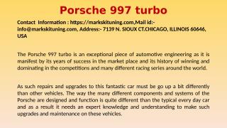 Expert Porsche 997 Turbo Clutch Replacement, Gearbox Removal and Installation.pptx