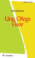 Ola Hansson - Ung Ofegs visor [ prosa ] [1a tryckta utgåva 1892, Senaste tryckta utgåva 1920, 93 s. ].pdf