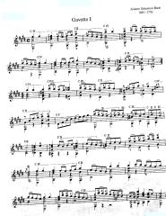 Бах, Иоганн - Гавот №1, №2. Из  сюиты №6 для виолончели (BWV 1012).pdf