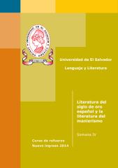 Material Semana 4 de [Lenguaje y Literatura] [Literatura del siglo de oro español y la literatura del manierismo] version pdf.pdf