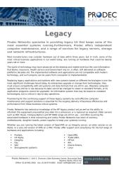 Legacy Datasheet.docx