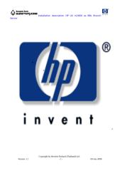 Manual for Install HP UX rx2660 Version1.1.doc